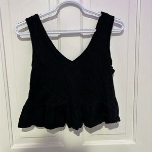 Target- Wild Fable Cropped tank 
Size: XS Color: Black